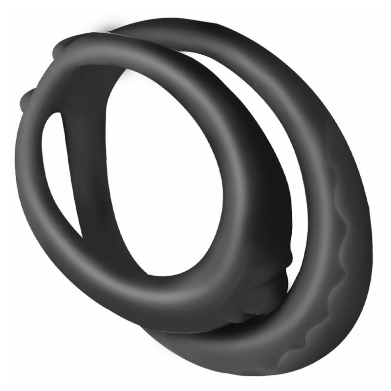 Double Cockring Soft Duo 40mm Noir