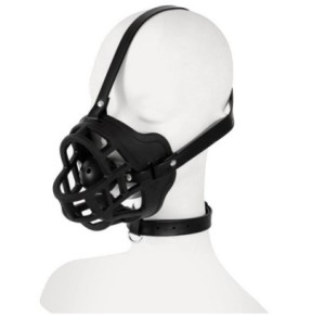 Muselière Sm Muzzle Kurt Noire- Baillons BDSM en stock sur Fun et plaisirs