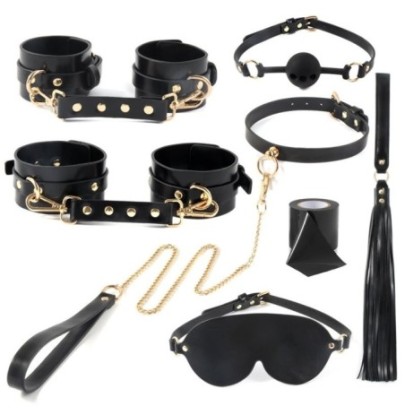 Kit d'accessoires SM avec sacoche 7 Pièces Noir