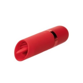 Stimulateur de clitoris avec langue Kyst Flicker Rouge- 100% Clitoris en stock sur Fun et plaisirs