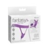 Vibro de culotte avec harnais Ultimate Butterfly Violet