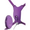 Vibro de culotte avec harnais Ultimate Butterfly Violet