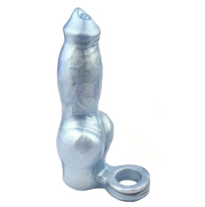 Gaine de pénis Knot 18 x 6.5 cm Bleu- Gaines Pénis en stock sur Fun et plaisirs