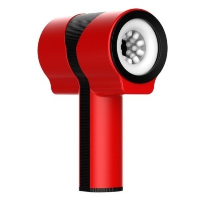 Masturbateur automatique Teles Scoop Va-et-Vient et Rotation Rouge- Masturbateurs Automatiques en stock sur Fun et plaisirs