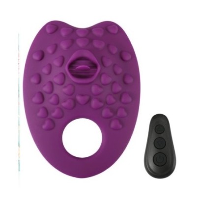 Coussin vibrant avec langue Grind Ring Violet- 100% Clitoris en stock sur Fun et plaisirs