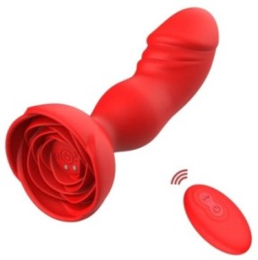 Plug vibrant Rosy Juliet 10 x 3.5cm Rouge- Vibromasseurs Design en stock sur Fun et plaisirs