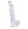 Gode transparent Dildick L 17 x 4.5cm