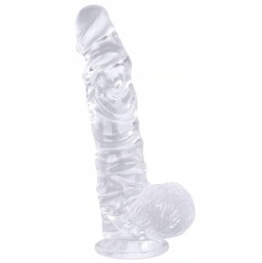 Gode transparent Dildick XL 19 x 5cm