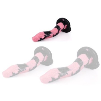 Gode Cobra Snake S 18 x 5cm Noir-Rose- Godes insolites en stock sur Fun et plaisirs