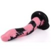 Gode Cobra Snake L 26 x 7cm Noir-Rose