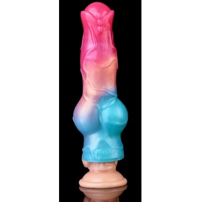 Gaine de pénis Nott Very Dick 18 x 6.5cm Rose-Bleu