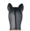 Cagoule en latex Sweety Bear Noire