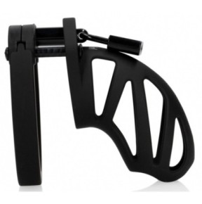 Cage de chasteté ManCage Modèle 24 - 9 x 3.5cm Noire- Cages de Chasteté en stock sur Fun et plaisirs