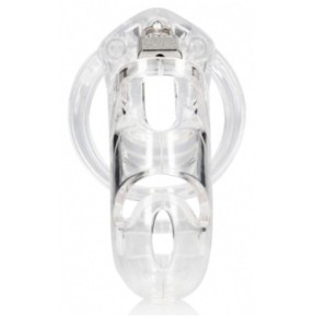 Cage de chasteté ManCage Modèle 26 - 11.5 x 3.5 cm Transparente- Cages de Chasteté en stock sur Fun et plaisirs