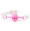 Bâillon Boule Laser Rose