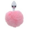 Plug Pompom 6 x 2.7cm Rose