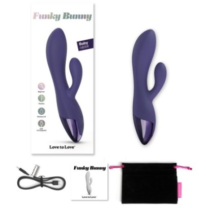 Vibro Rabbit Funky Bunny Love to Love Violet