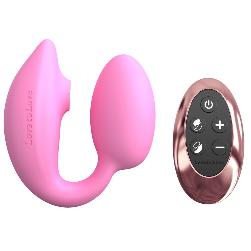 Stimulateur Clitoris et Point G Wonderlover Rose