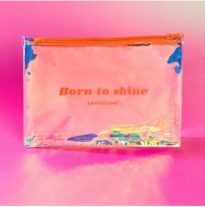 Pochette de rangement Born to Shine  Zip Orange