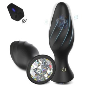 Plug Bijou Vibrant Jewervibe 10 x 3.5cm- Bijoux Anal en stock sur Fun et plaisirs