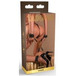 Attaches en croix Hogtie Vogue Noires