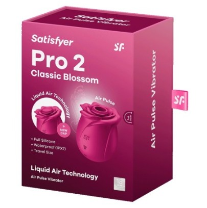 Stimulateur de Clitoris Pro 2 Classic Framboise