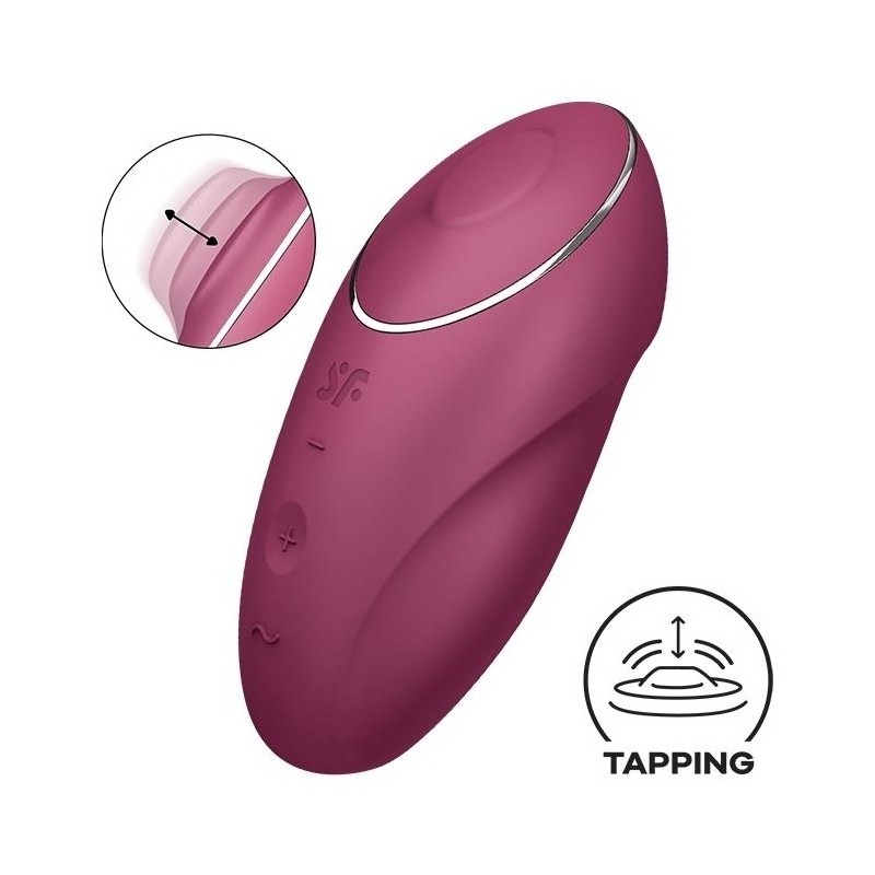 Stimulateur de Clitoris Tap & Climax 1 Framboise