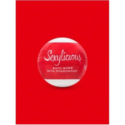 Boule de bain effervescente Sexylicious Rouge disponible sur Fun et plaisirs