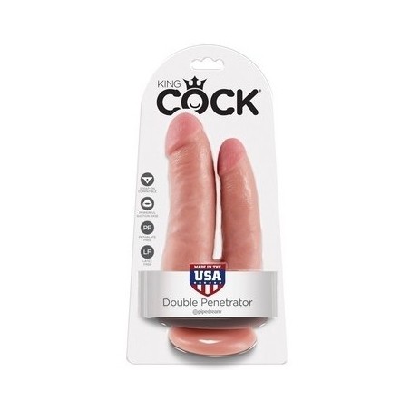 King Cock Double gode Penetrator 14 x 4cm