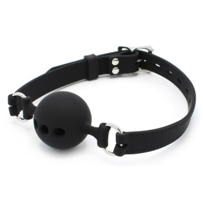 Bâillon Boule percée Ball Gag 43mm disponible sur Fun et plaisirs