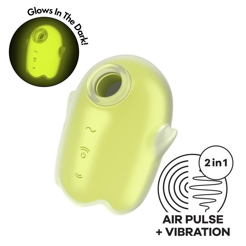 Stimulateur de clitoris Glowing Ghost Jaune