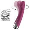 Vibromasseur Point G Spinning G-Spot 1 - 11 x 3.5cm Framboise