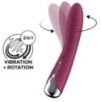 Vibromasseur Point G Spinning Vibe 1 - 11 x 3cm Framboise