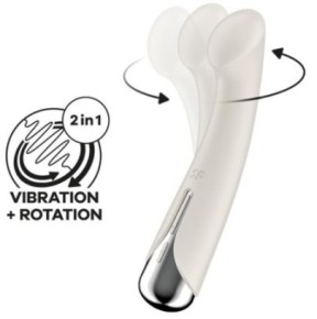 Stimulateur Spinning G-Spot 1 - 11 x 3.5cm Crème disponible sur Fun et plaisirs