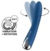 Stimulateur Spinning Vibe 1 - 11 x 3cm Bleu