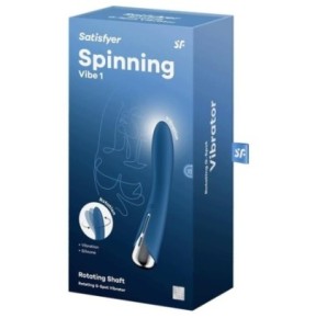 Stimulateur Spinning Vibe 1 - 11 x 3cm Bleu