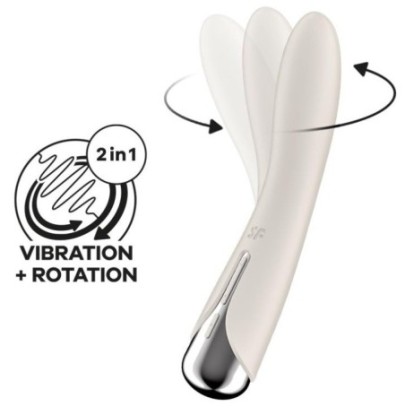 Stimulateur Spinning Vibe 1 - 11 x 3cm Crème disponible sur Fun et plaisirs