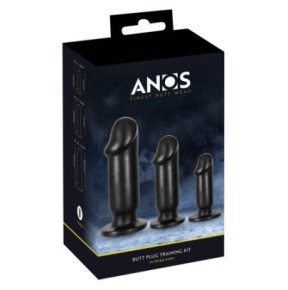 Set de 3 Plugs Butt Anal Kit 13.5 x 4.5cm