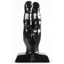 Plug Zizi Double Finger Fuck 10 x 4 cm Noir- Plugs M/L - Largeur + de 3 cm en stock sur Fun et plaisirs