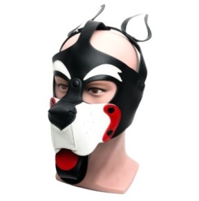 Masque Puppy 665 Blanc et Rouge disponible sur Fun et plaisirs