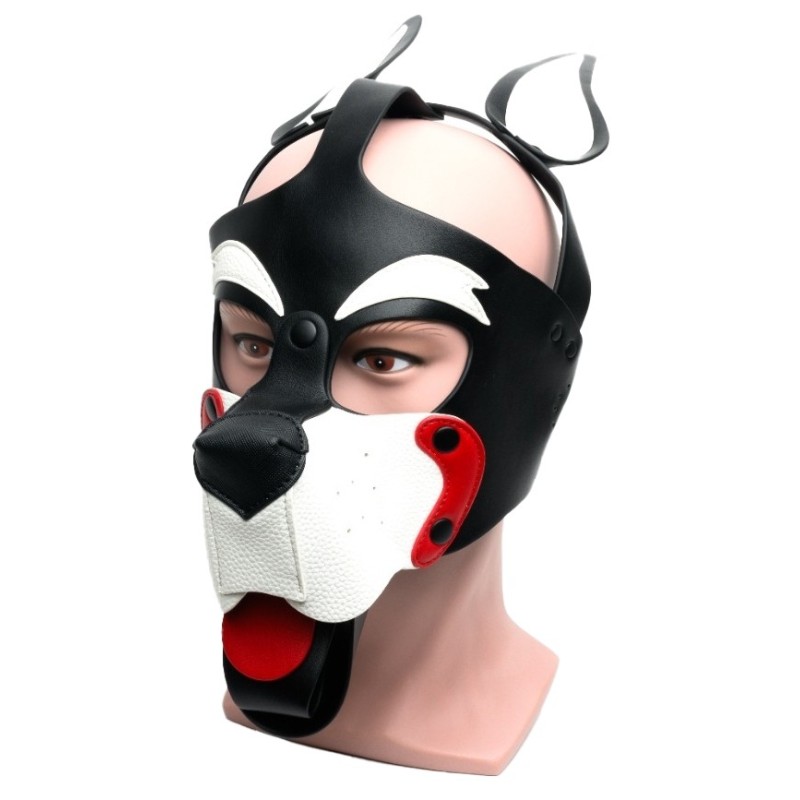 Masque Puppy 665 Blanc et Rouge