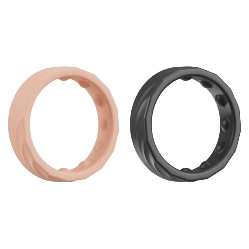 2 Mini anneaux péniens Fit Rings 33mm