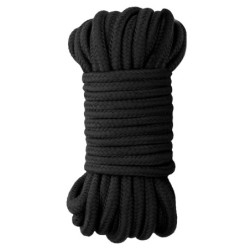 Corde pour Bondage Noire 10m- Bondage & Attaches en stock sur Fun et plaisirs