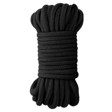 Corde pour Bondage Noire 10m- Bondage & Attaches en stock sur Fun et plaisirs