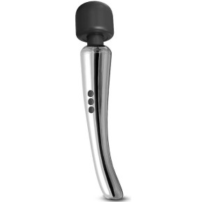 Stimulateur Wand Silvery 30 cm - Tête 55 mm Argenté disponible sur Fun et plaisirs