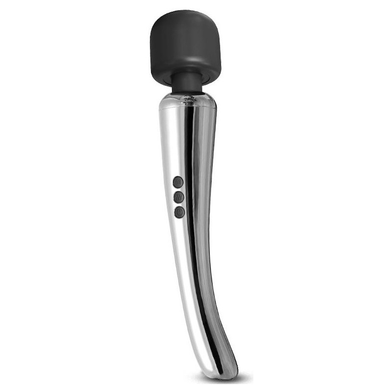 Stimulateur Wand Silvery 30 cm - Tête 55 mm Argenté