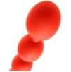 Boules anales en silicone STRETCH EGGS L 47 x 6 cm Rouges