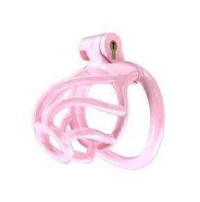 Cage de chasteté Tortille S 6 x 3.4 cm Rose disponible sur Fun et plaisirs