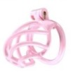 Cage de chasteté Tortille M 7 x 3.4 cm Rose