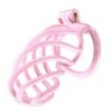 Cage de chasteté Tortille XL 11 x 3.4 cm Rose